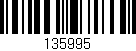 Código de barras (EAN, GTIN, SKU, ISBN): '135995'