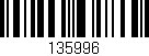 Código de barras (EAN, GTIN, SKU, ISBN): '135996'