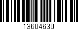 Código de barras (EAN, GTIN, SKU, ISBN): '13604630'