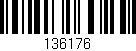 Código de barras (EAN, GTIN, SKU, ISBN): '136176'