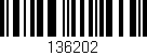 Código de barras (EAN, GTIN, SKU, ISBN): '136202'