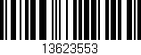 Código de barras (EAN, GTIN, SKU, ISBN): '13623553'