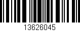 Código de barras (EAN, GTIN, SKU, ISBN): '13626045'