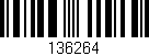 Código de barras (EAN, GTIN, SKU, ISBN): '136264'