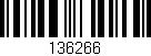 Código de barras (EAN, GTIN, SKU, ISBN): '136266'