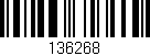 Código de barras (EAN, GTIN, SKU, ISBN): '136268'