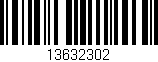 Código de barras (EAN, GTIN, SKU, ISBN): '13632302'