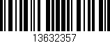 Código de barras (EAN, GTIN, SKU, ISBN): '13632357'