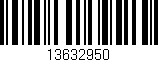Código de barras (EAN, GTIN, SKU, ISBN): '13632950'