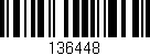 Código de barras (EAN, GTIN, SKU, ISBN): '136448'