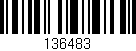 Código de barras (EAN, GTIN, SKU, ISBN): '136483'
