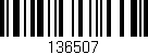 Código de barras (EAN, GTIN, SKU, ISBN): '136507'