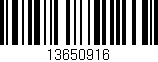 Código de barras (EAN, GTIN, SKU, ISBN): '13650916'