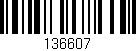 Código de barras (EAN, GTIN, SKU, ISBN): '136607'