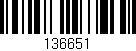 Código de barras (EAN, GTIN, SKU, ISBN): '136651'