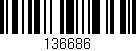 Código de barras (EAN, GTIN, SKU, ISBN): '136686'