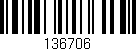 Código de barras (EAN, GTIN, SKU, ISBN): '136706'