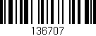 Código de barras (EAN, GTIN, SKU, ISBN): '136707'