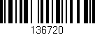 Código de barras (EAN, GTIN, SKU, ISBN): '136720'