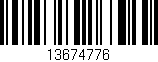 Código de barras (EAN, GTIN, SKU, ISBN): '13674776'