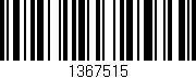 Código de barras (EAN, GTIN, SKU, ISBN): '1367515'