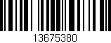Código de barras (EAN, GTIN, SKU, ISBN): '13675380'