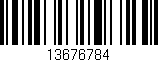 Código de barras (EAN, GTIN, SKU, ISBN): '13676784'