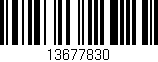 Código de barras (EAN, GTIN, SKU, ISBN): '13677830'
