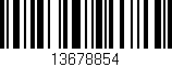 Código de barras (EAN, GTIN, SKU, ISBN): '13678854'