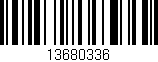 Código de barras (EAN, GTIN, SKU, ISBN): '13680336'