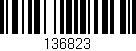 Código de barras (EAN, GTIN, SKU, ISBN): '136823'