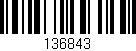 Código de barras (EAN, GTIN, SKU, ISBN): '136843'