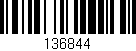 Código de barras (EAN, GTIN, SKU, ISBN): '136844'