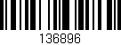 Código de barras (EAN, GTIN, SKU, ISBN): '136896'