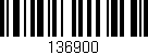 Código de barras (EAN, GTIN, SKU, ISBN): '136900'