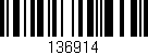 Código de barras (EAN, GTIN, SKU, ISBN): '136914'