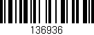 Código de barras (EAN, GTIN, SKU, ISBN): '136936'