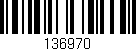 Código de barras (EAN, GTIN, SKU, ISBN): '136970'