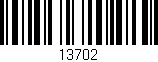 Código de barras (EAN, GTIN, SKU, ISBN): '13702'