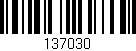 Código de barras (EAN, GTIN, SKU, ISBN): '137030'