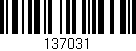 Código de barras (EAN, GTIN, SKU, ISBN): '137031'