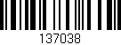 Código de barras (EAN, GTIN, SKU, ISBN): '137038'