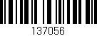 Código de barras (EAN, GTIN, SKU, ISBN): '137056'