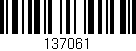 Código de barras (EAN, GTIN, SKU, ISBN): '137061'