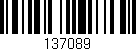 Código de barras (EAN, GTIN, SKU, ISBN): '137089'