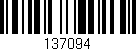 Código de barras (EAN, GTIN, SKU, ISBN): '137094'