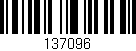 Código de barras (EAN, GTIN, SKU, ISBN): '137096'