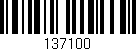 Código de barras (EAN, GTIN, SKU, ISBN): '137100'