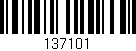 Código de barras (EAN, GTIN, SKU, ISBN): '137101'