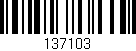 Código de barras (EAN, GTIN, SKU, ISBN): '137103'